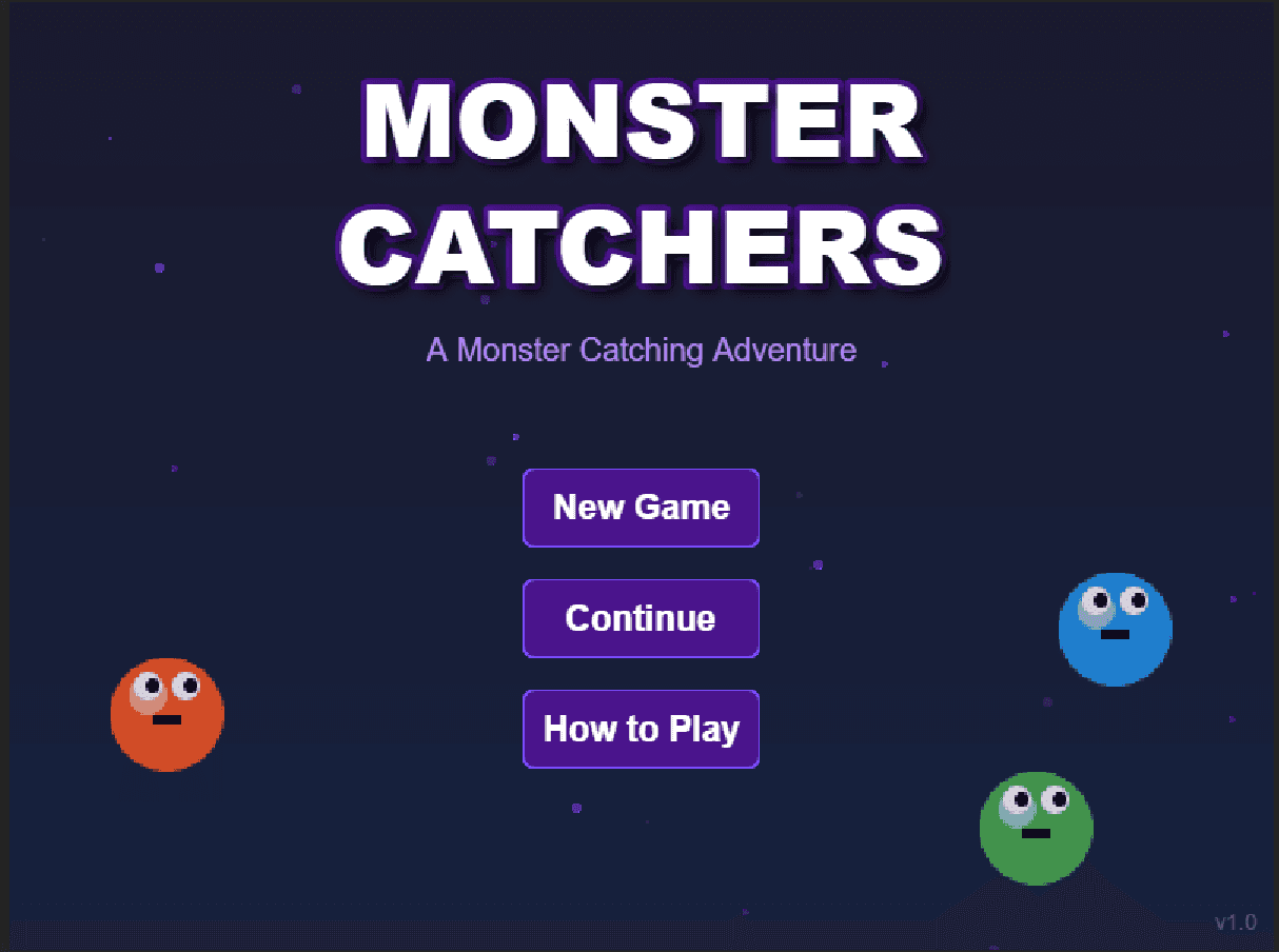 Aperçu du projet Monster RPG